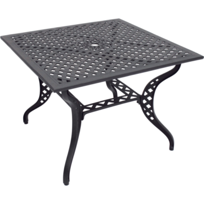 Tuintafel Trafalgar Square, giet aluminium, lengte 100 cm, breedte 100 cm, hoogte 72 cm