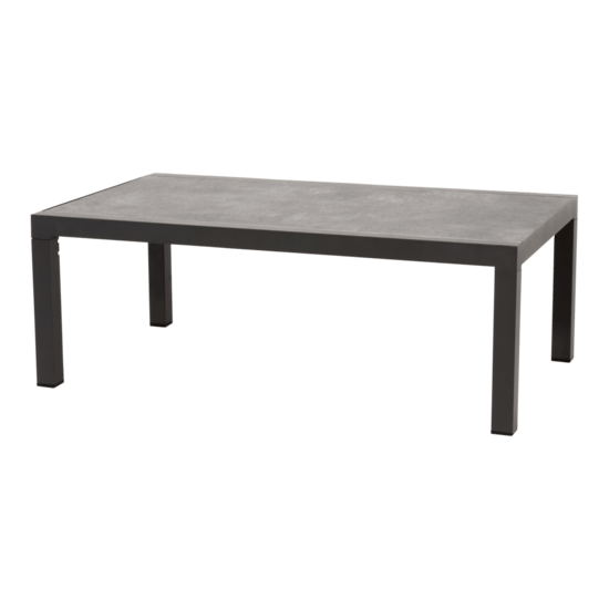 Tuintafel Down Town lounge, lengte 120 cm, breedte 70 cm, hoogte 43 cm.