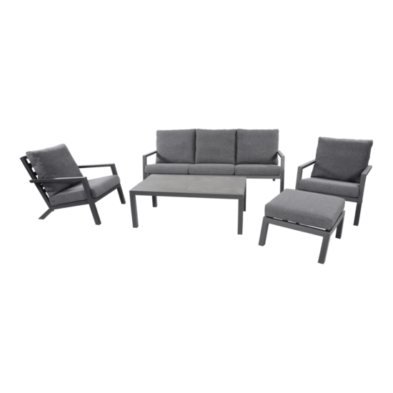 Tuintafel Down Town lounge, lengte 120 cm, breedte 70 cm, hoogte 43 cm. - Afbeelding 3