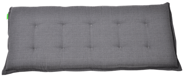 Bankkussen antraciet, lengte 120 cm, breedte 50 cm, dikte 6 cm - Afbeelding 3