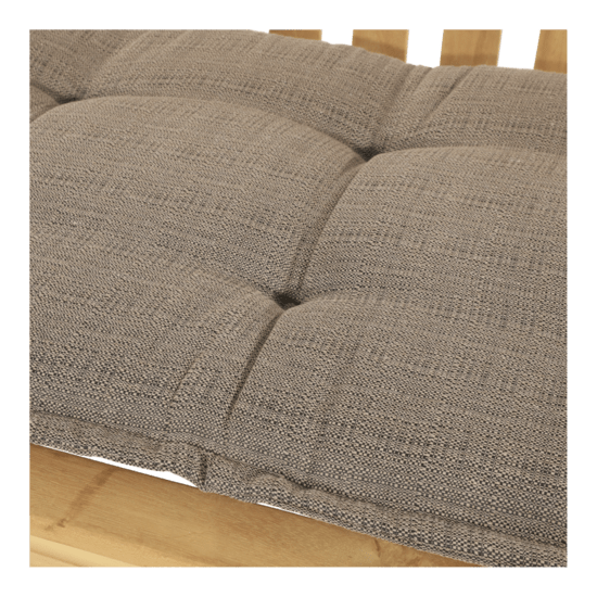 Bankkussen taupe, lengte 150 cm, breedte 47 cm, dikte 6 cm - Afbeelding 3