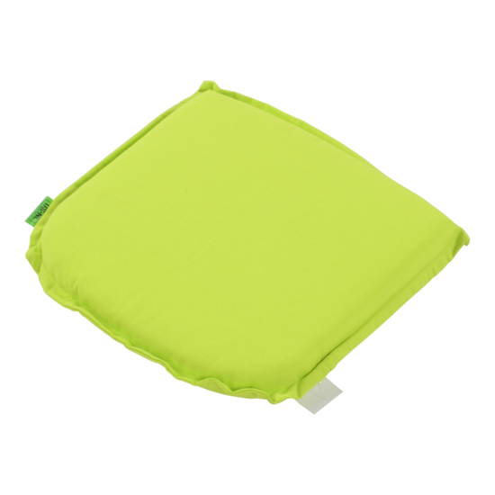 Zitkussen Boston Bright Green, lengte 46 cm, breedte 47 cm - Afbeelding 3