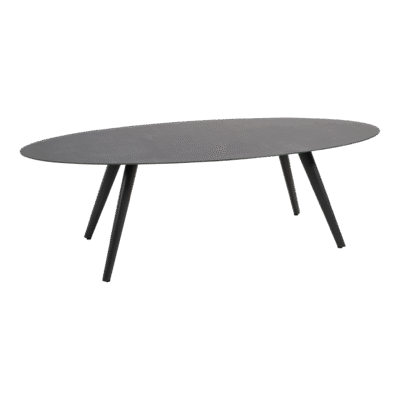 Tafel Mojito Ceramic Negro ovaal 240x110cm