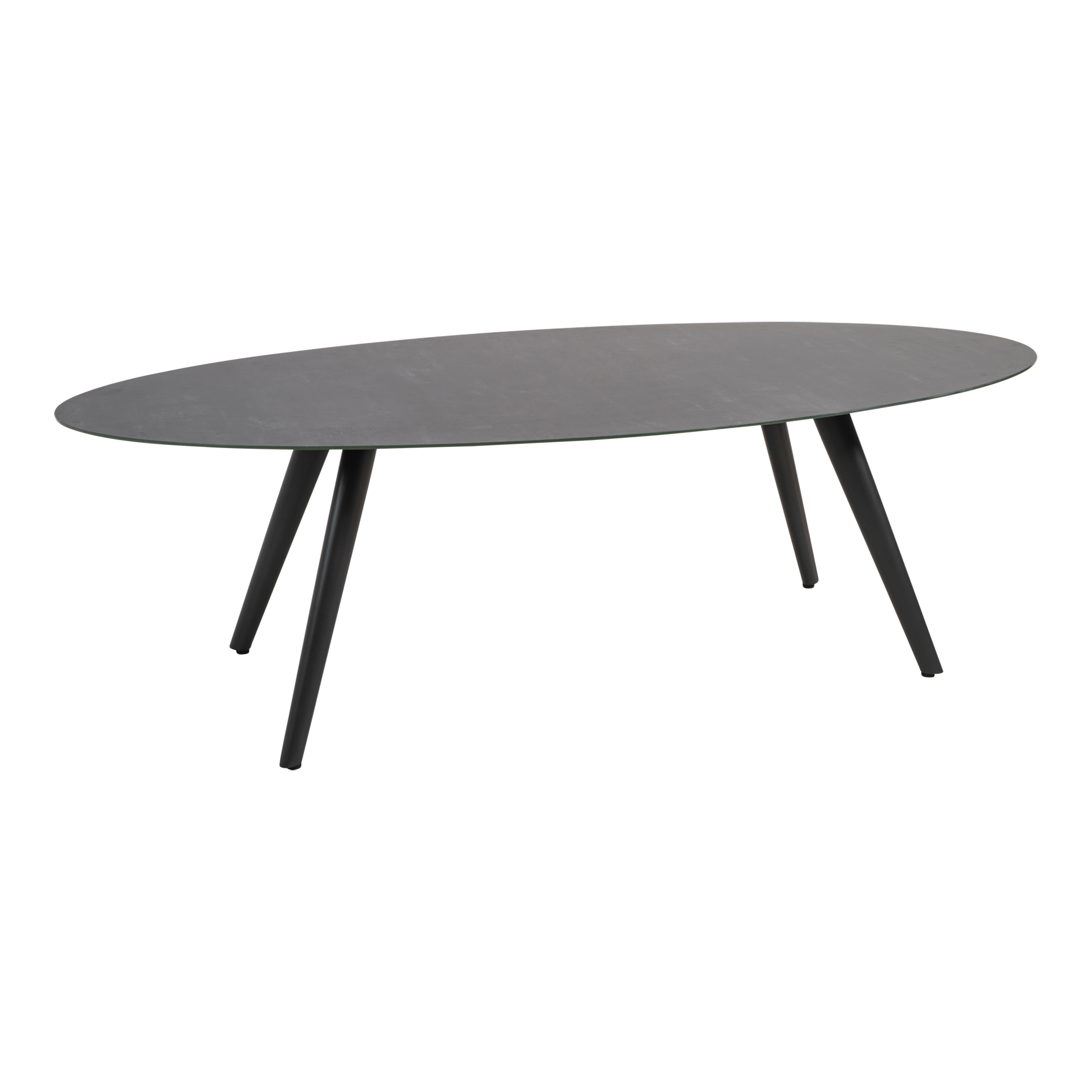 Tafel Mojito Ceramic Negro ovaal 240x110cm