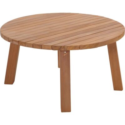 Lounge tafel teak ø80x40cm