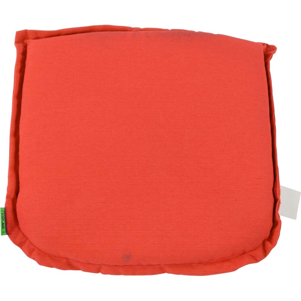 Zitkussen Boston Deep Red, lengte 46 cm, breedte 47 cm