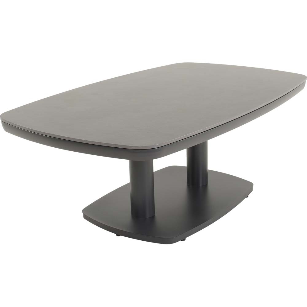 Loungetafel verstelbaar Geneva Deens ovaal 135x83cm