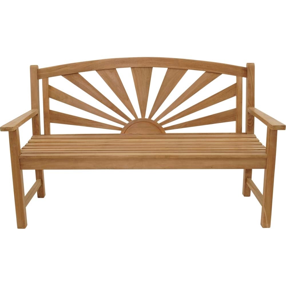 Bank teak Sunburst 156cm - Afbeelding 2