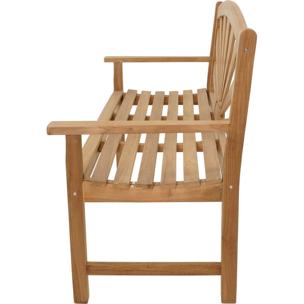 Bank teak Sunburst 156cm - Afbeelding 3