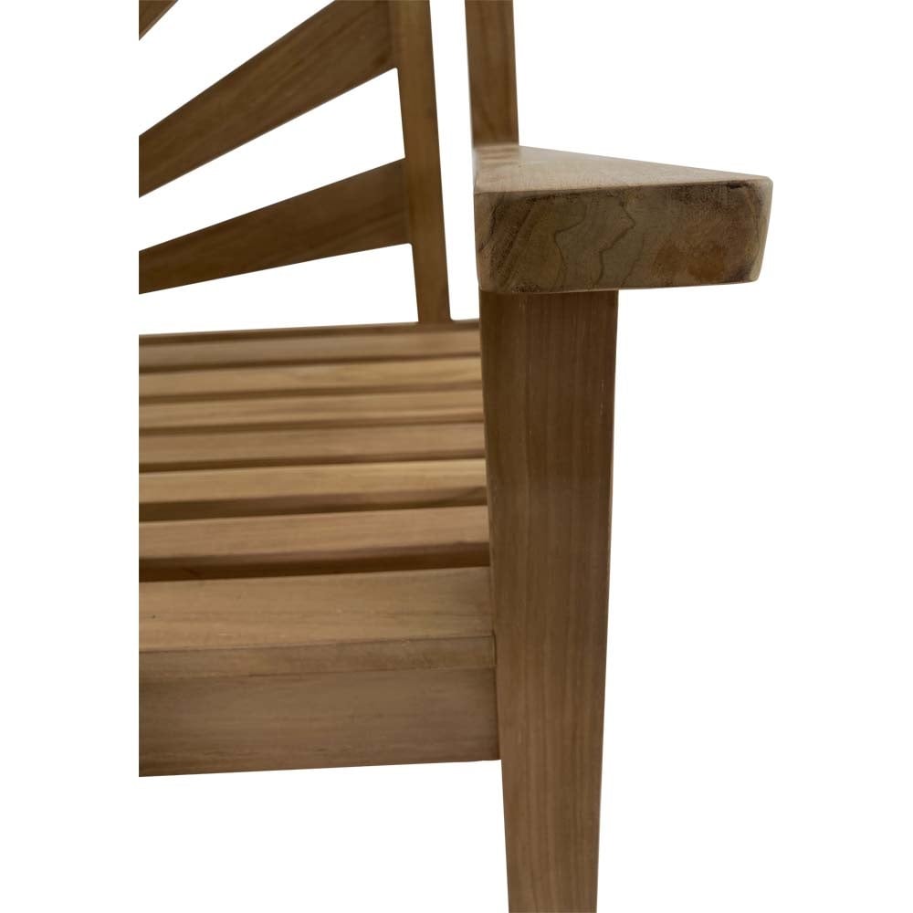 Bank teak Sunburst 156cm - Afbeelding 6
