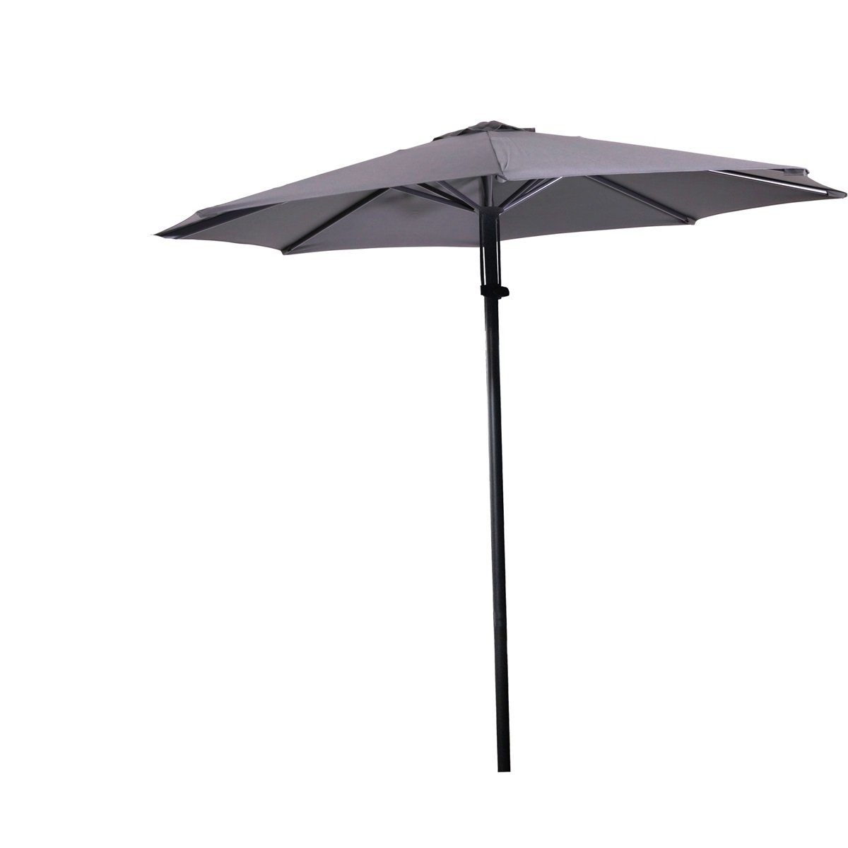 Push-up parasol Libra grijs Ø3 meter